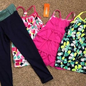 Gymboree- GYMGO active tops and leggings- NEW- Lot